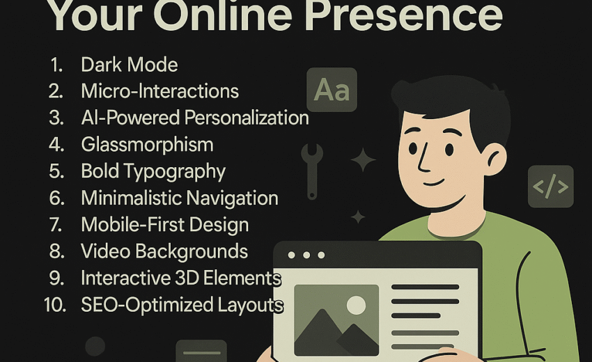 Web Design Trends 2025: 10 Essential Ideas to Boost Your Online Presence