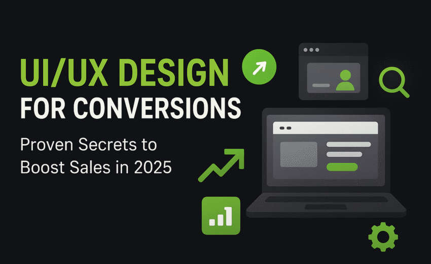 UI/UX Design for Conversions: Proven Secrets to Boost Sales in 2025